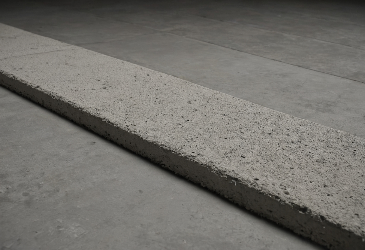 How do concrete slabs transmit impact sound in high-end apartments