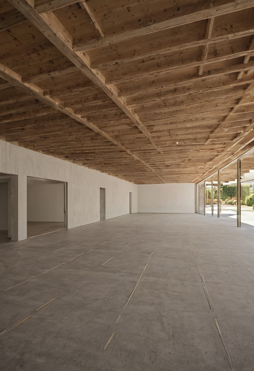 What is the specification workflow for acoustic flooring in luxury projects